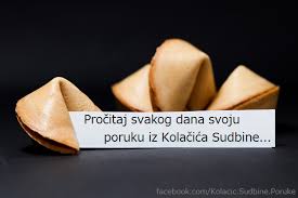 KOLAČIĆ SREĆE S TEKSTOM